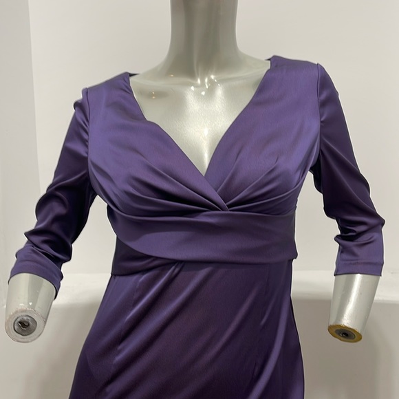 Donna Rocco New York Short Sleeve Sheath Dress Purple Size 2 - Picture 5 of 12